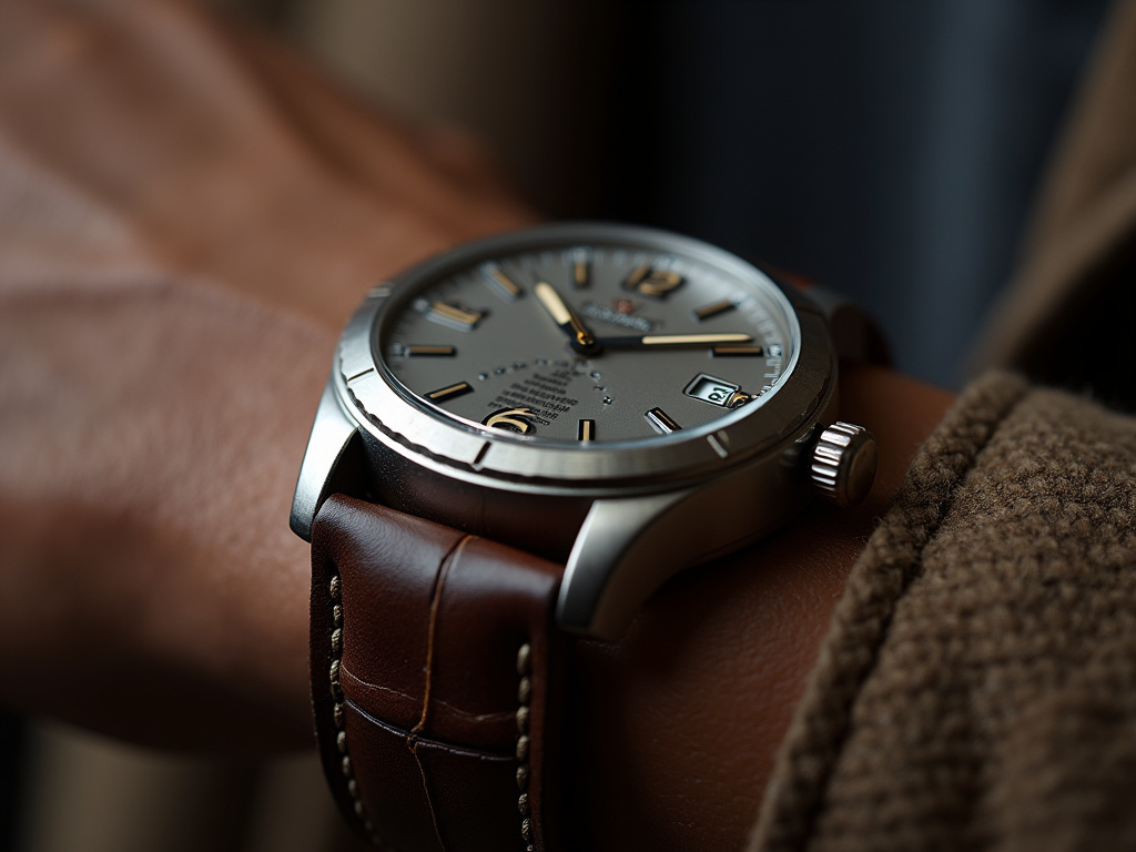Leather watch strap — longines watches