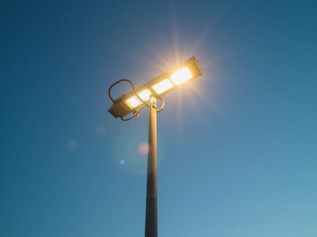 Led light pole — solar street lights