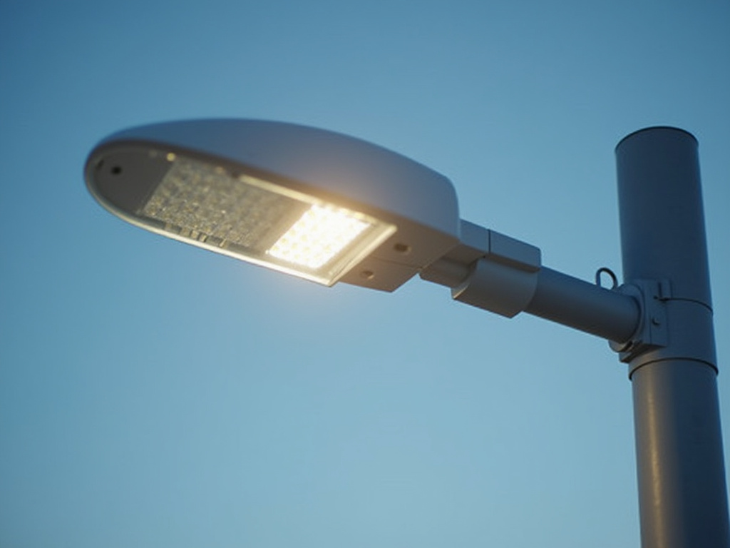 Led streetlight pole — off-grid infrastructure lighting