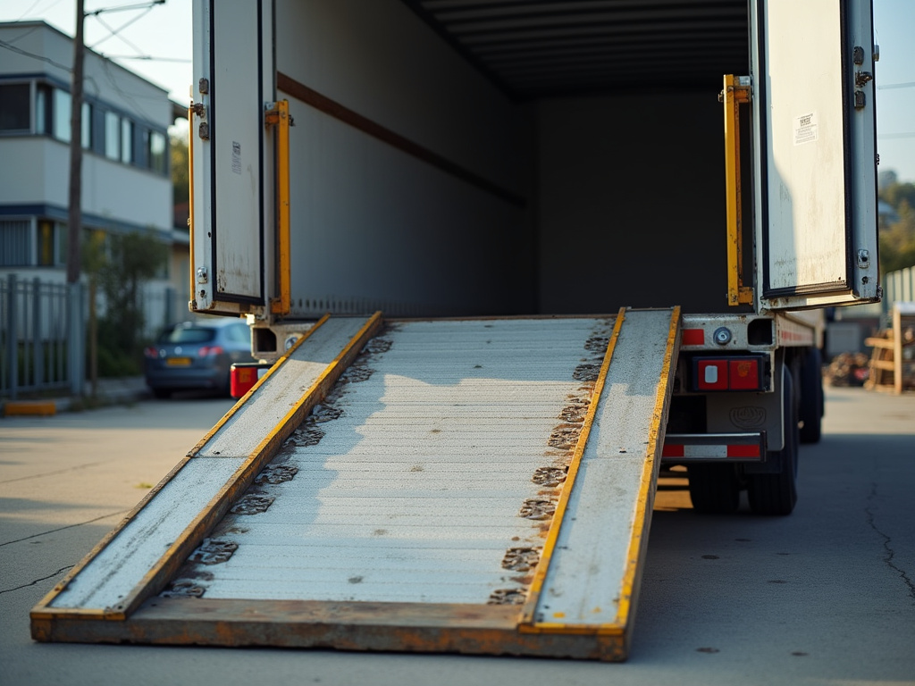 Loading ramp — car shipping Massachusetts