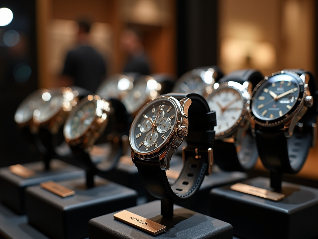 Luxury watch display — cartier watches
