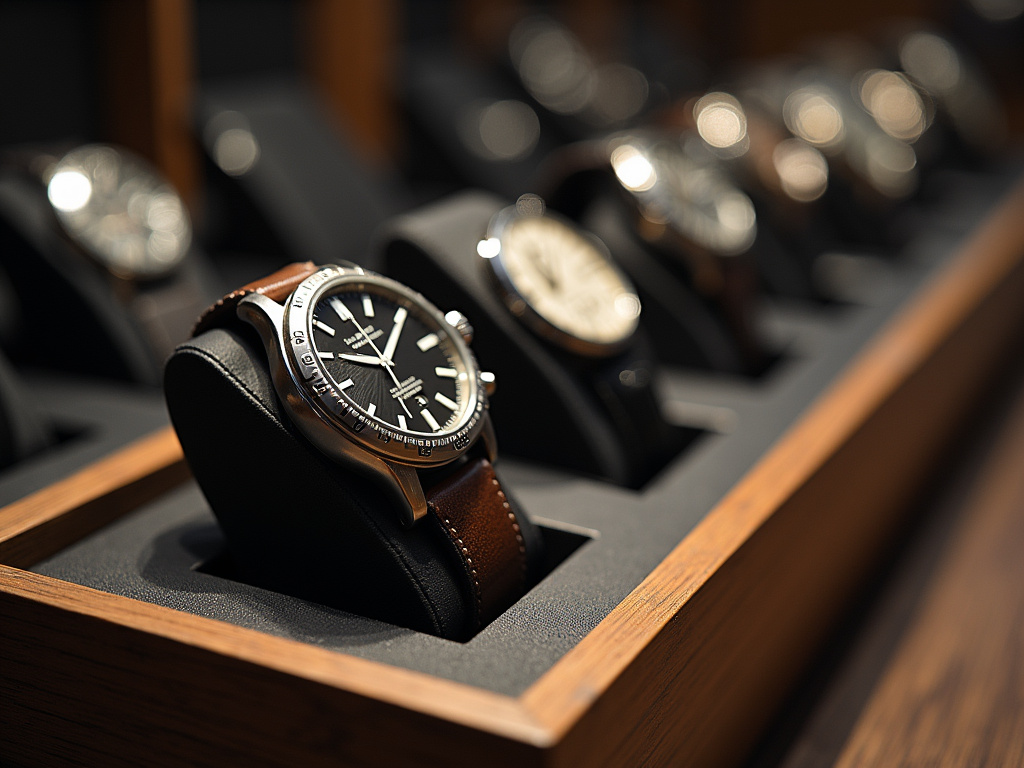 Luxury watch display — cartier watches