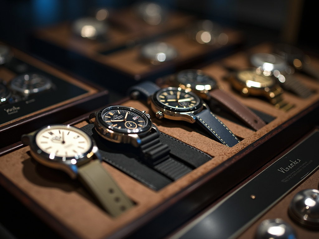 Luxury watch display — cartier watches