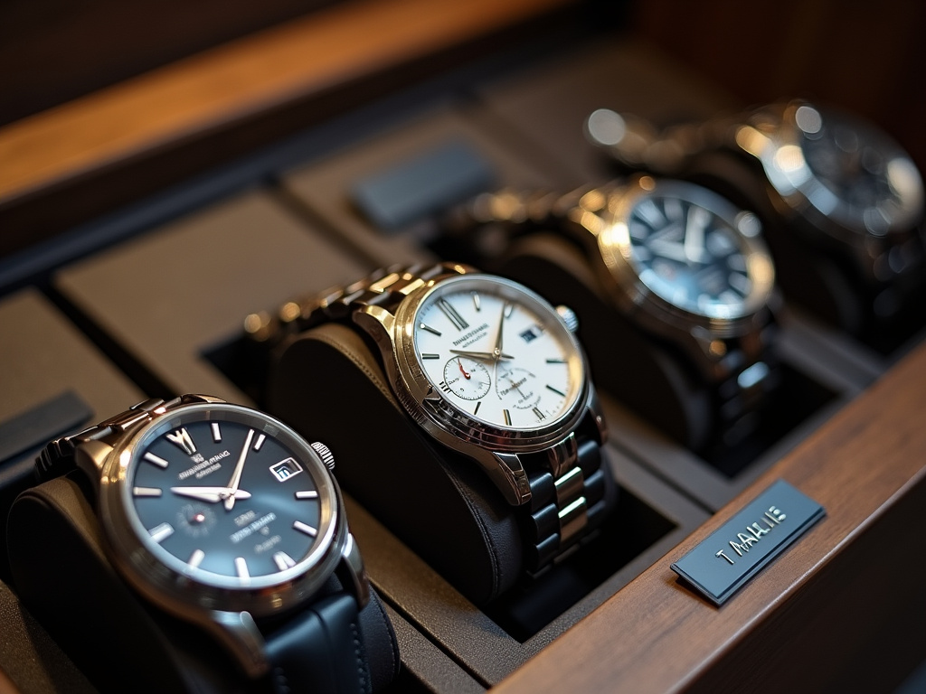 Luxury watch display — longines watches