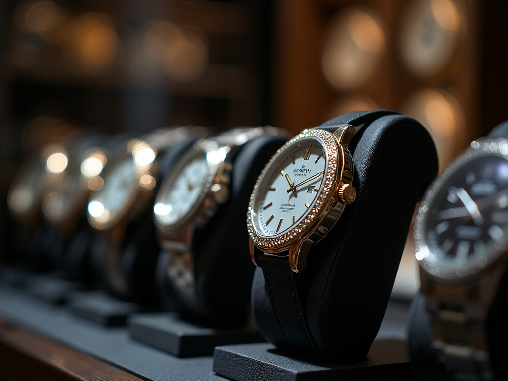 Luxury watch display — longines watches