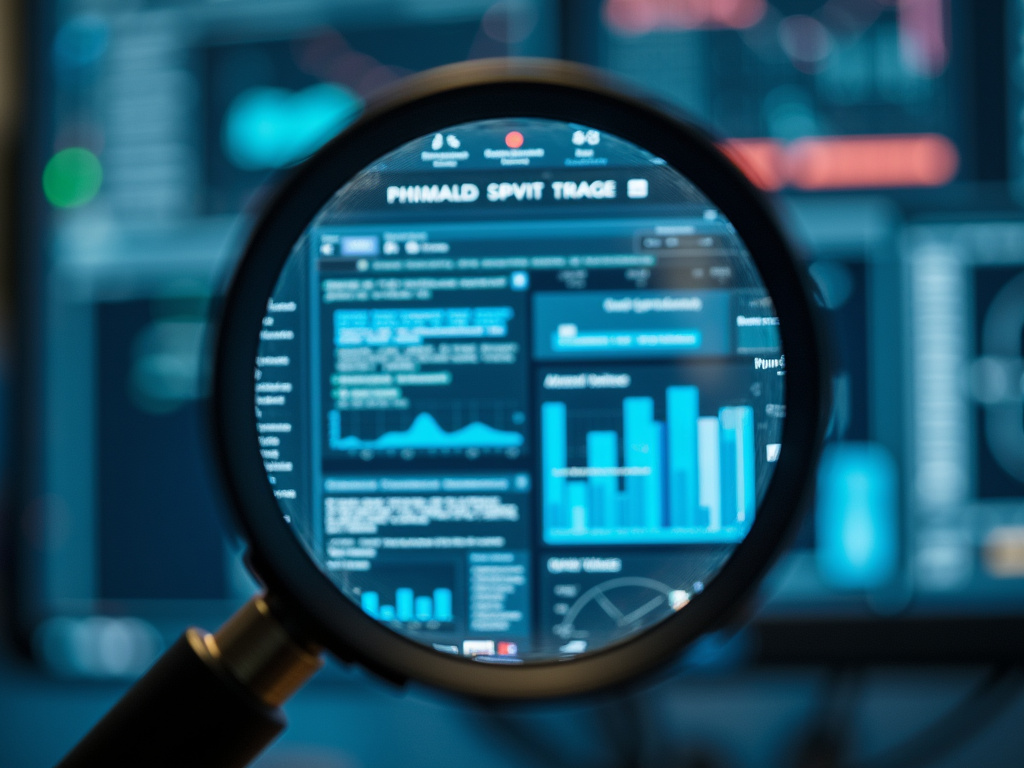 Magnifying glass monitor — Google AI Overviews SEO