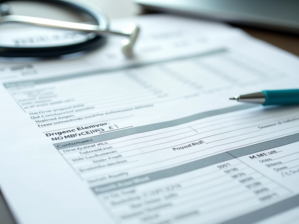 Medical bills paperwork — accident lawyer phoenix