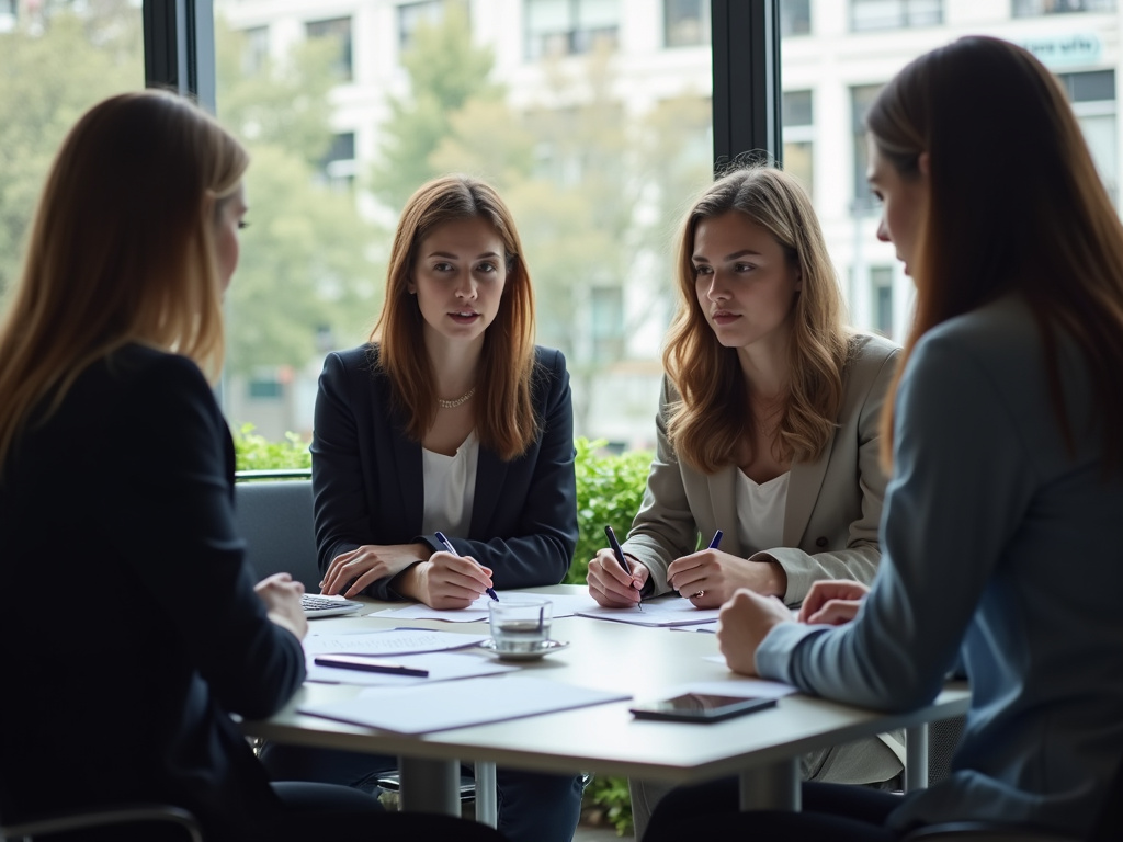 Office team brainstorming — SEO agency Hialeah