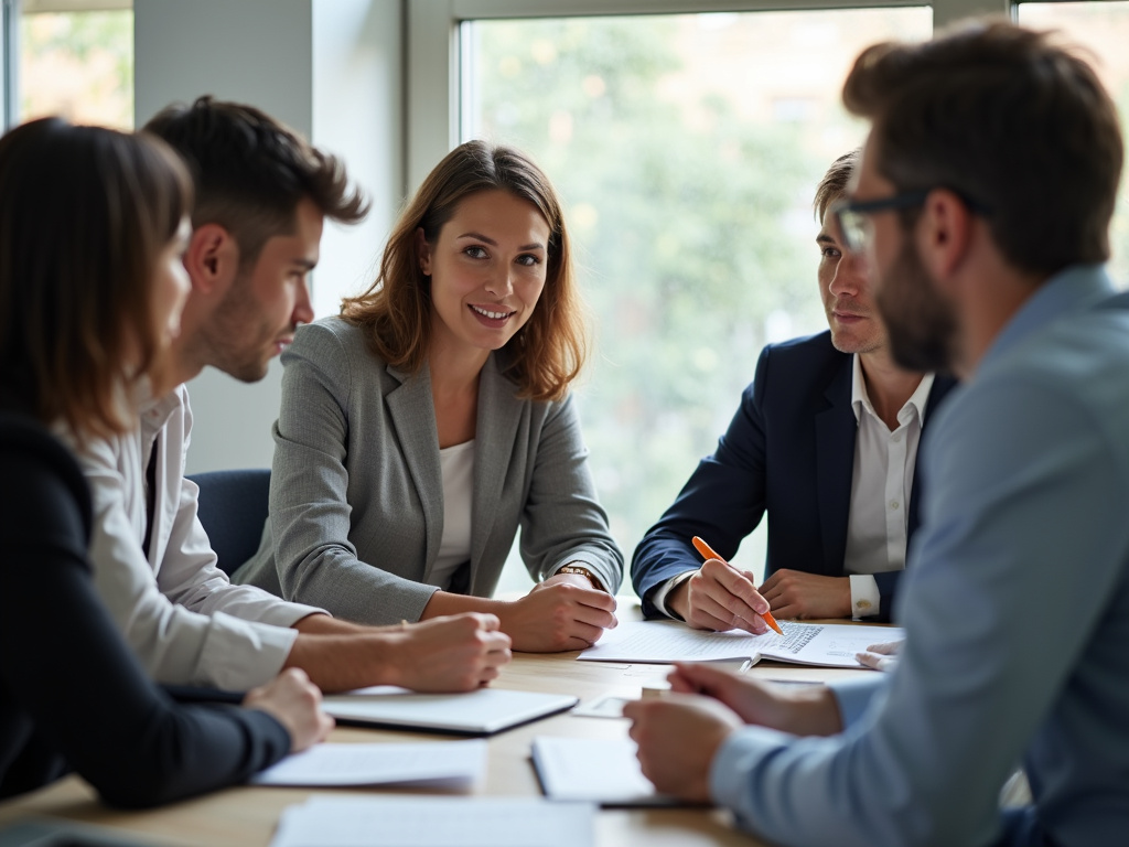 Office team brainstorming — SEO agency Hialeah