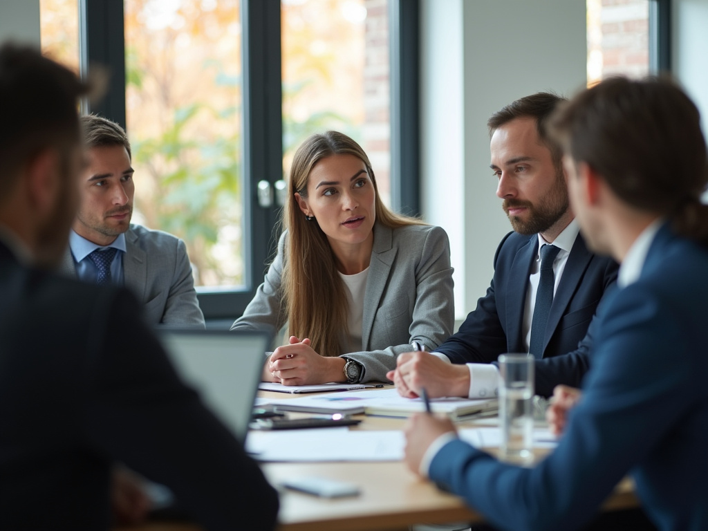 Office team meeting — SEO agency Plantation FL