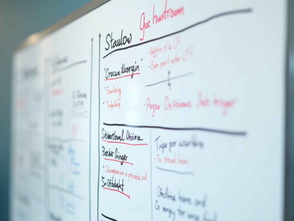 Office whiteboard chart — SEO agency Davie FL