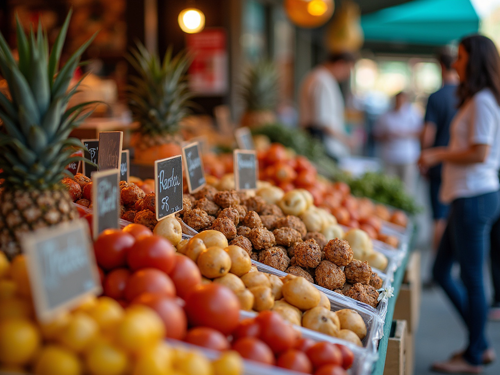 Outdoor market stall — Tucson local businesses