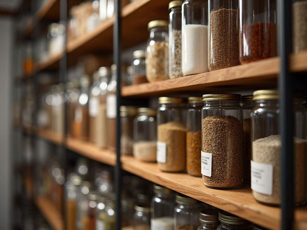Pantry shelves — home organization in Tucson