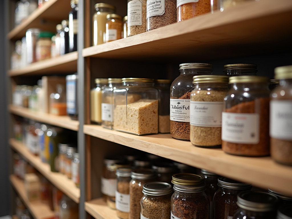Pantry shelves — home organization in Tucson