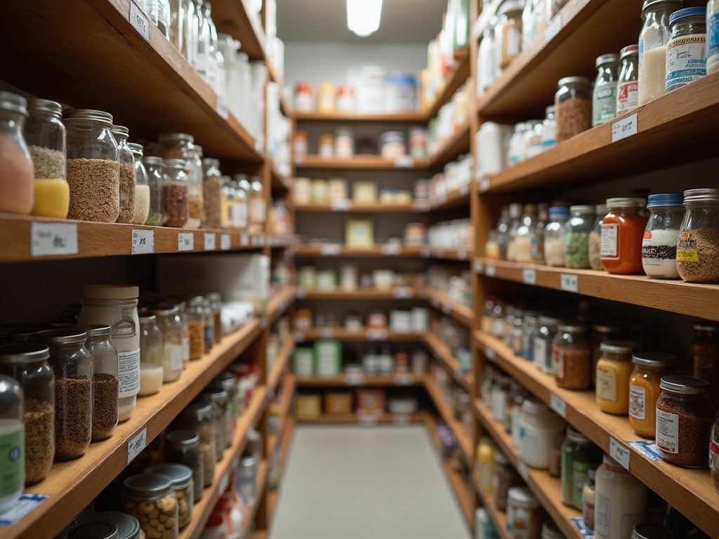Pantry shelves — home organization in Tucson