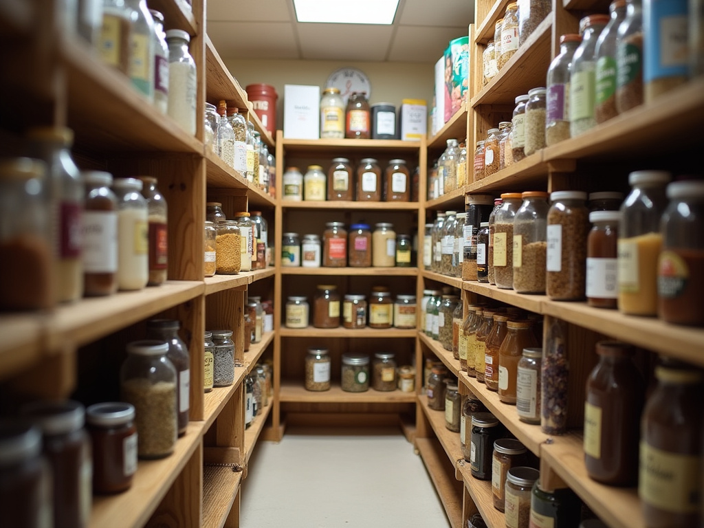 Pantry shelves — home organization in Tucson