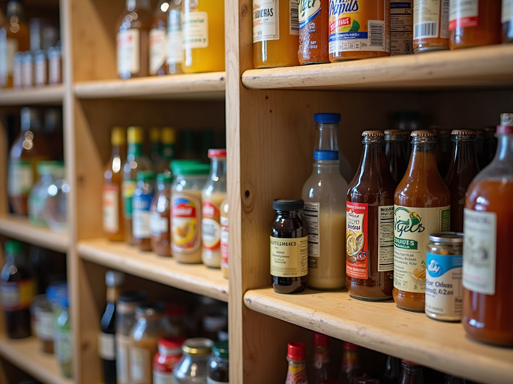 Pantry shelves — home organization in Tucson