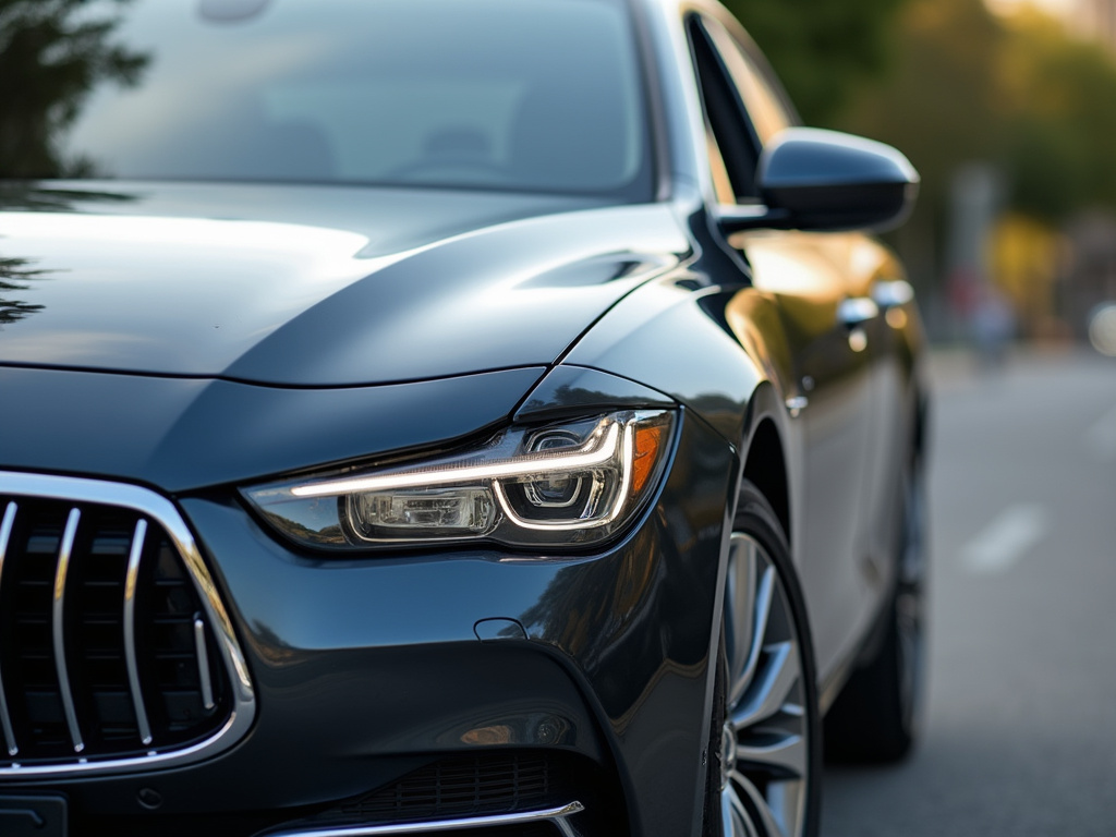 Parked sedan — title loans colorado