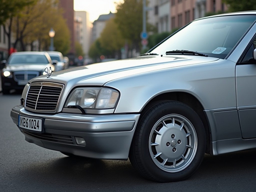 Parked sedan — title loans colorado