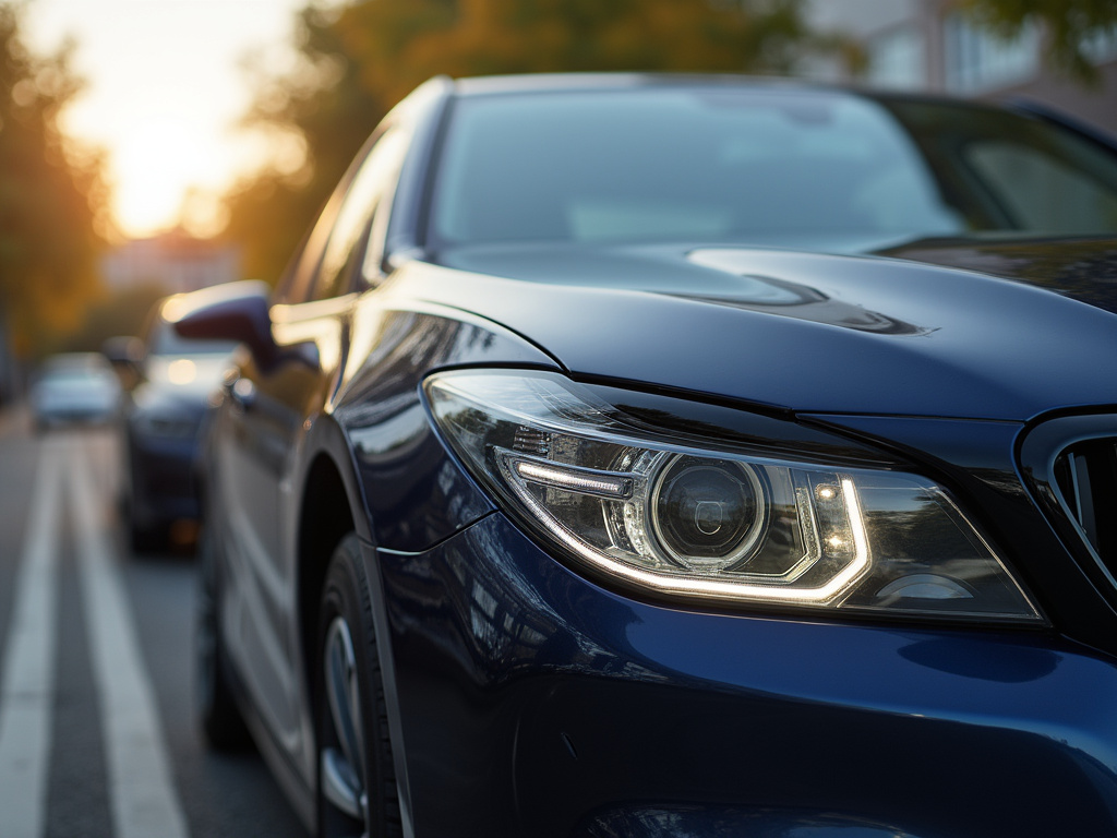 Parked sedan — title loans colorado