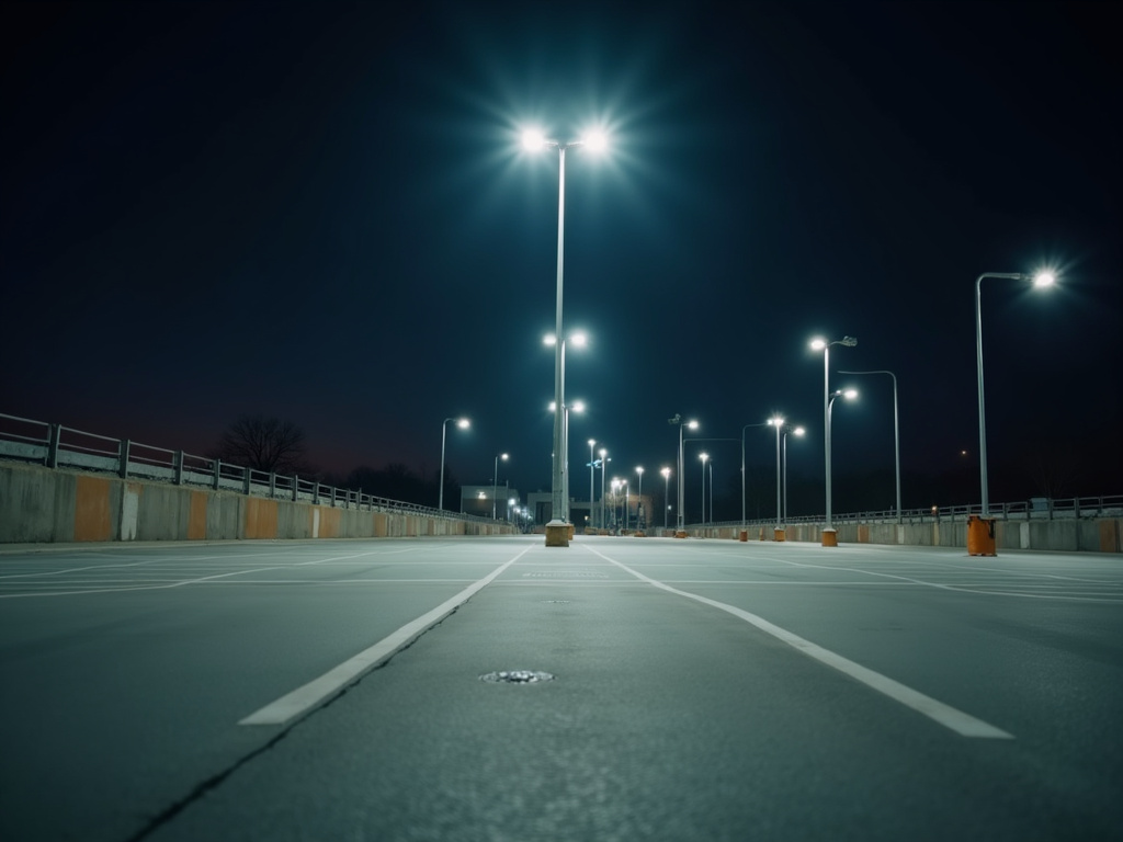 Parking lot lighting — solar street lights