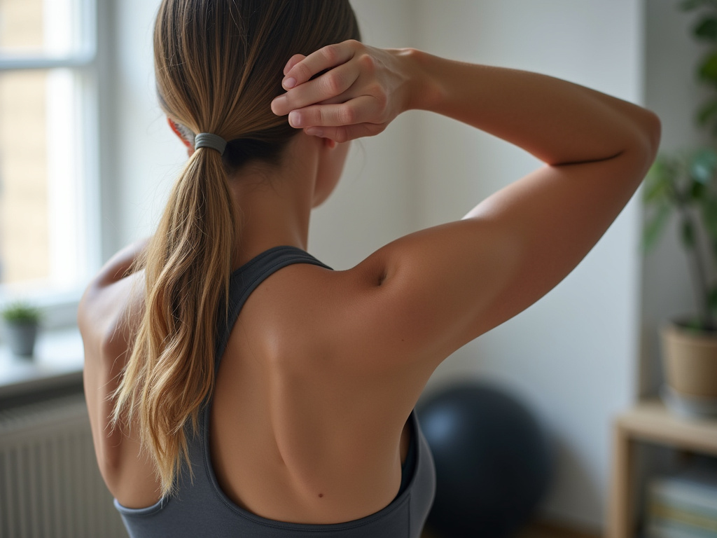 Physical therapy stretch — chiropractor austin
