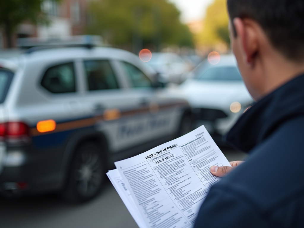 Police accident report — car accident lawyer phoenix