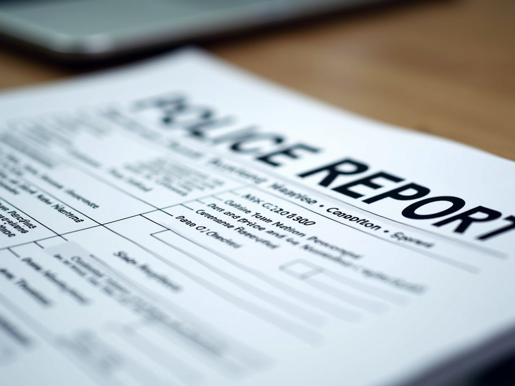 Police report form — accident lawyer phoenix