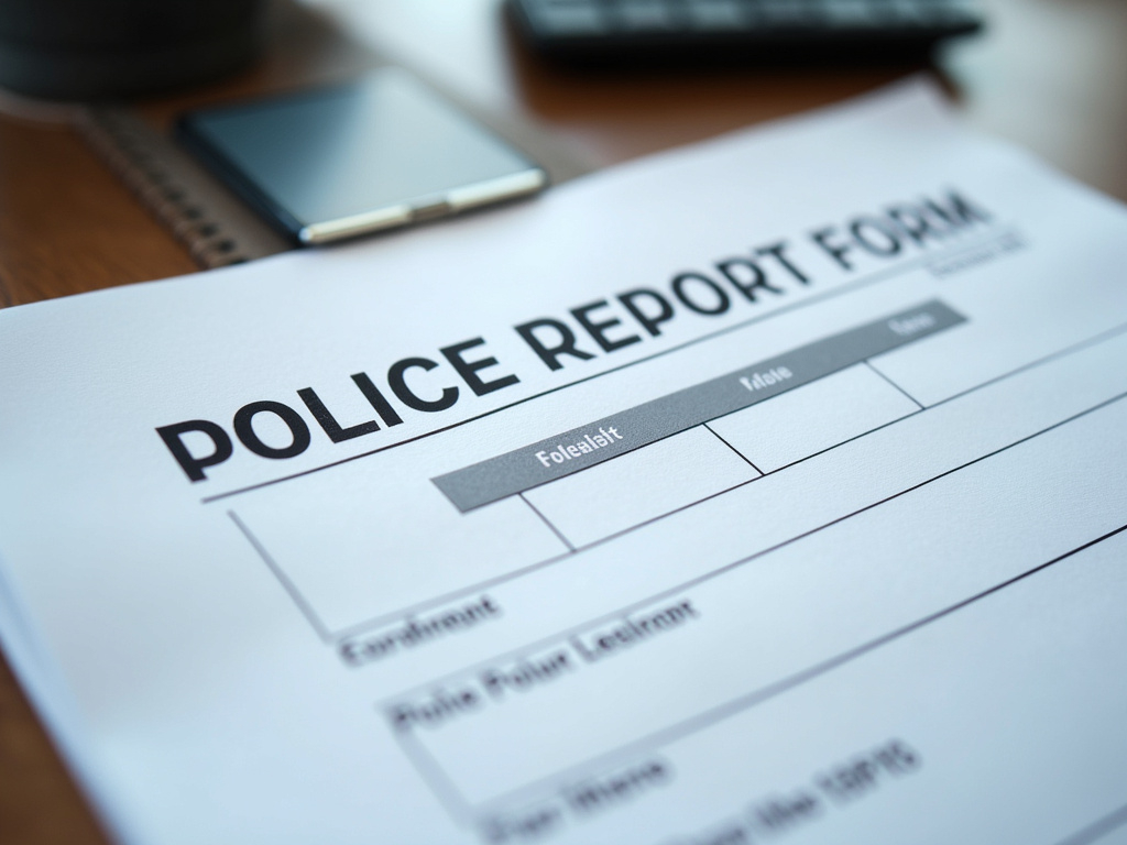 Police report form — accident lawyer phoenix
