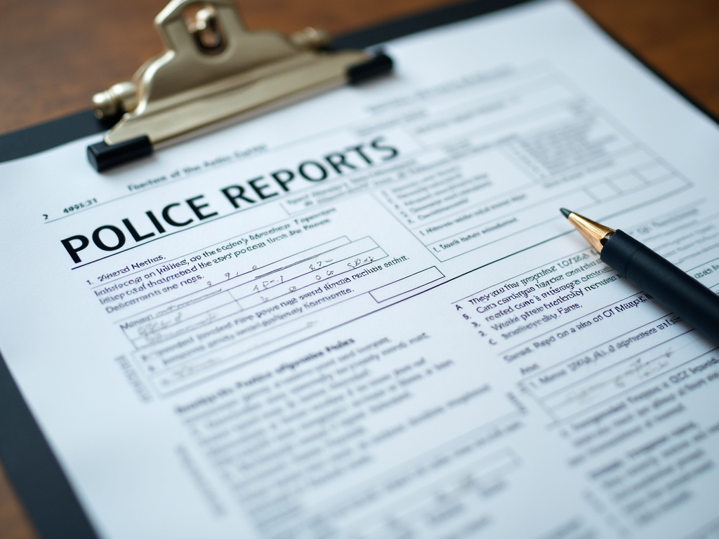 Police report form — accident lawyer phoenix
