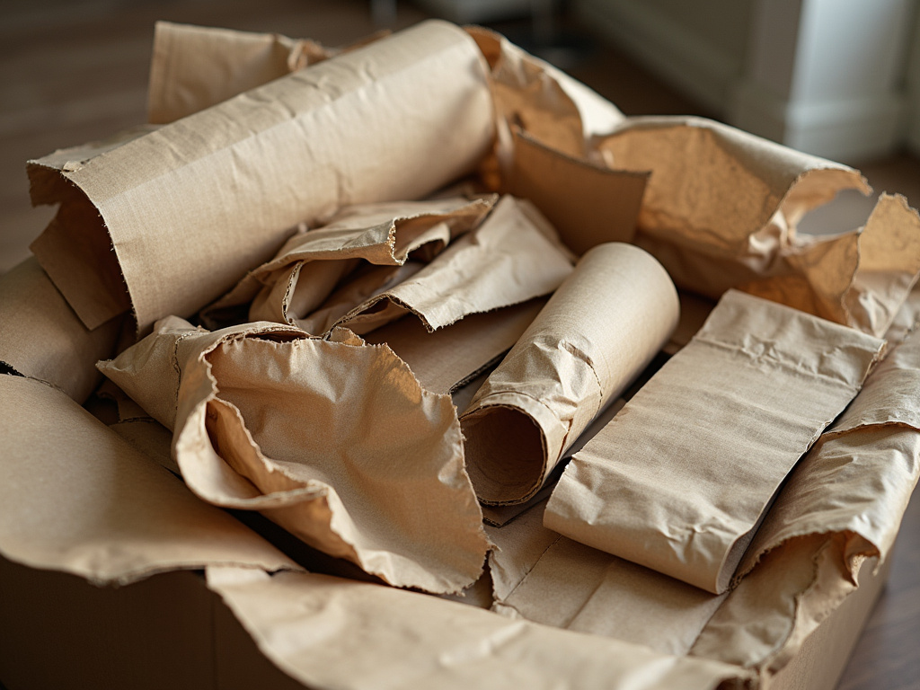 Recycled packing materials — eco-friendly moving