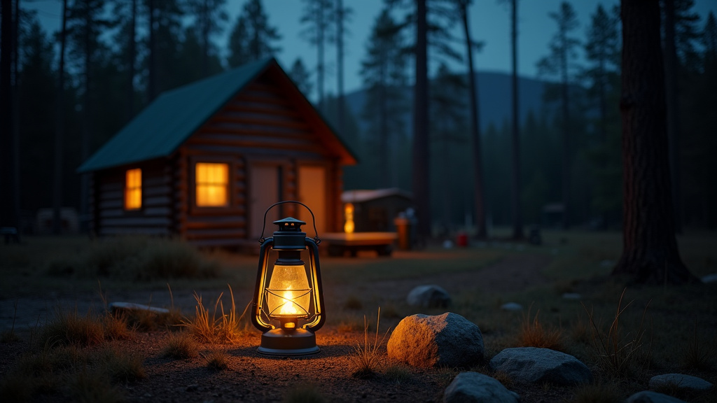 Remote cabin lantern — Solar Path USA
