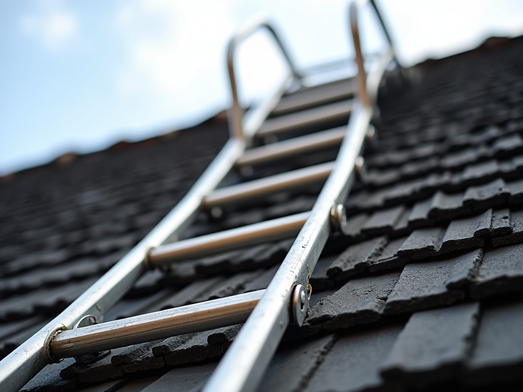 Roof ladder — roof repair dacula ga