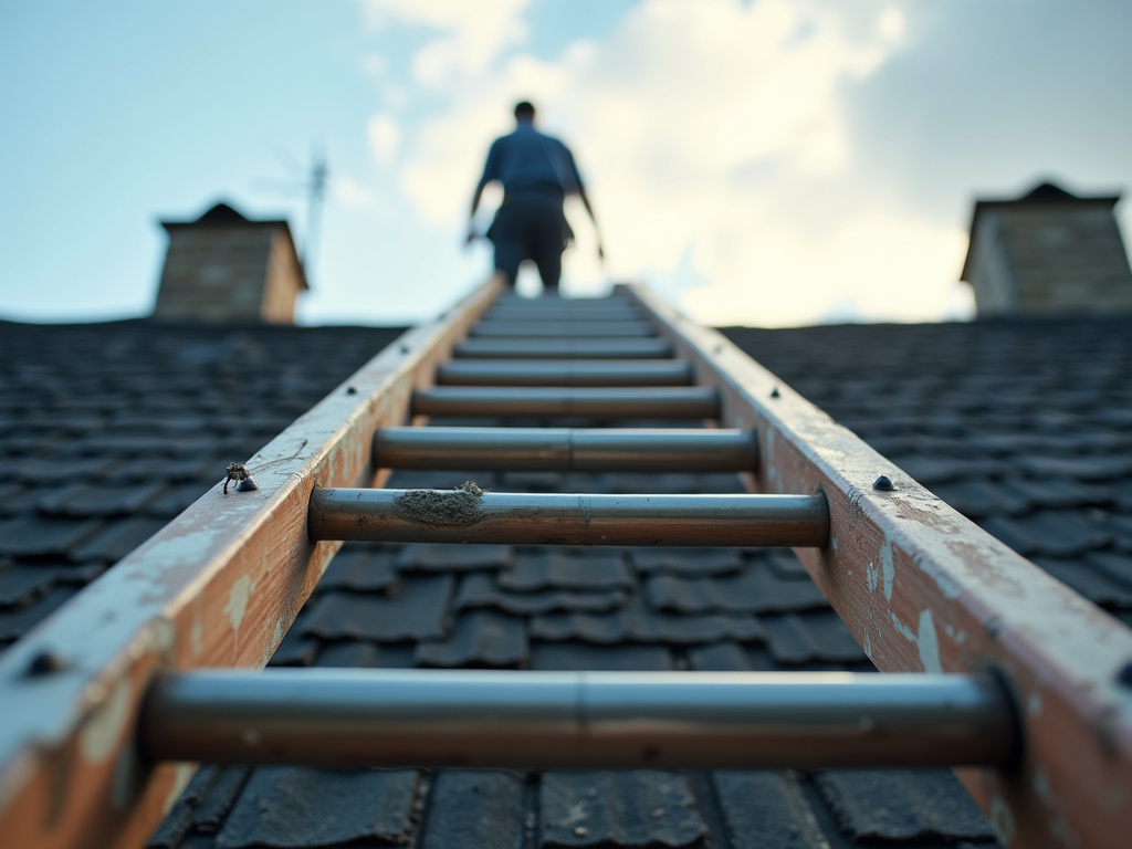 Roof ladder — roofing dacula ga