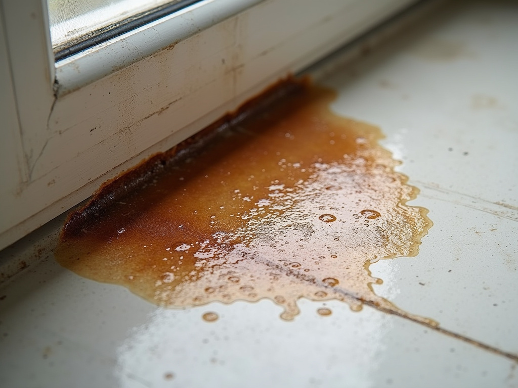 Roof leak stain — roof repair dacula ga