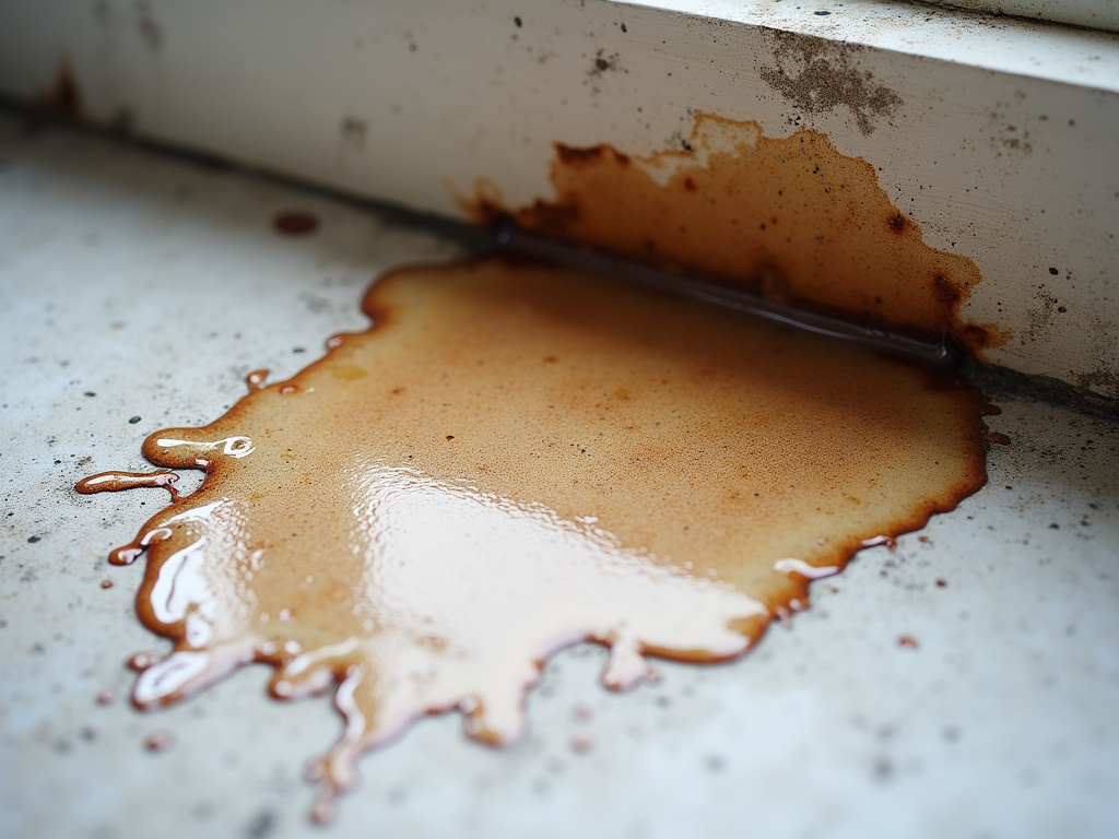 Roof leak stain — roof repair dacula ga