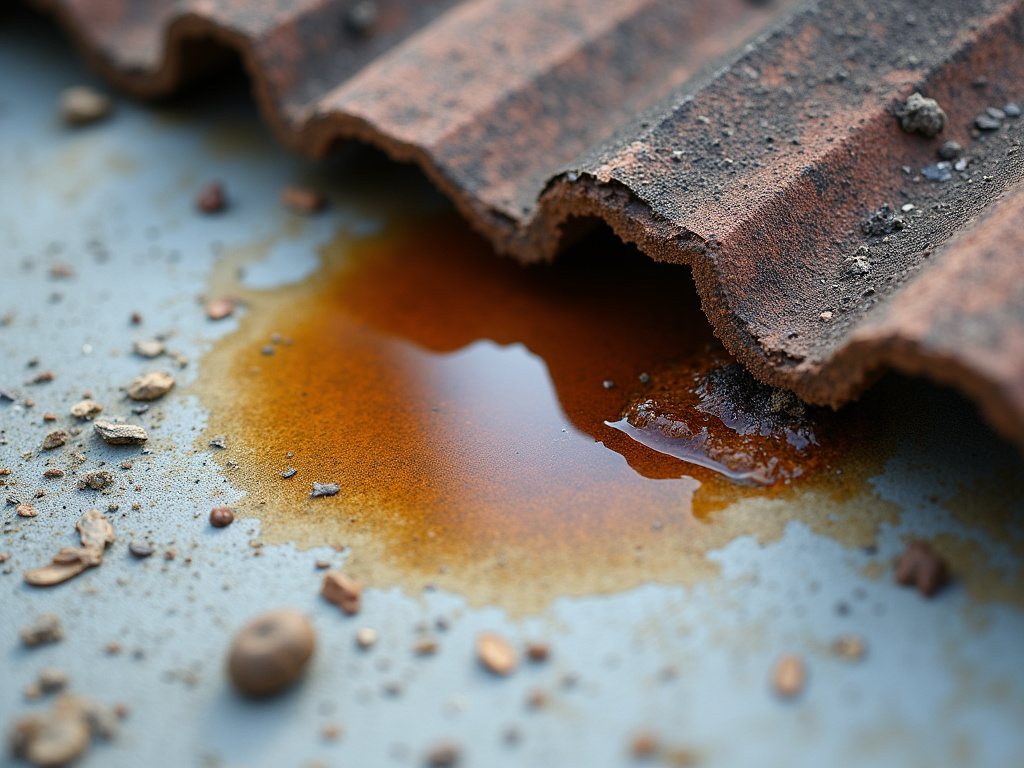 Roof leak stain — roof repair dacula ga