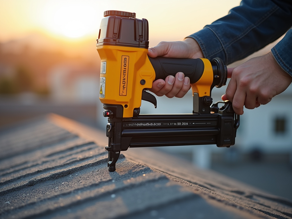 Roof nail gun — roofing dacula ga