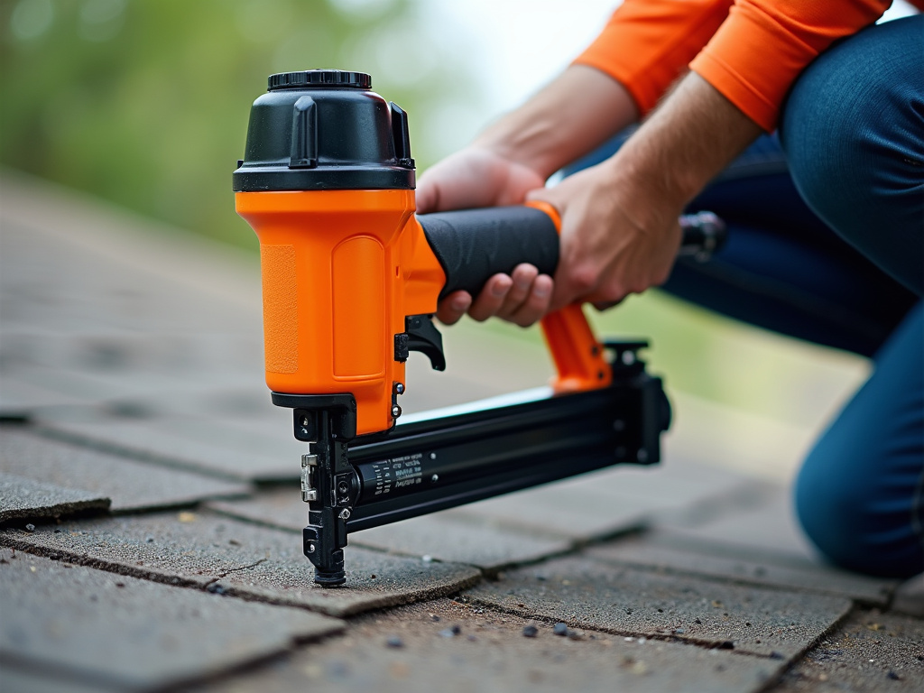 Roof nail gun — roofing dacula ga