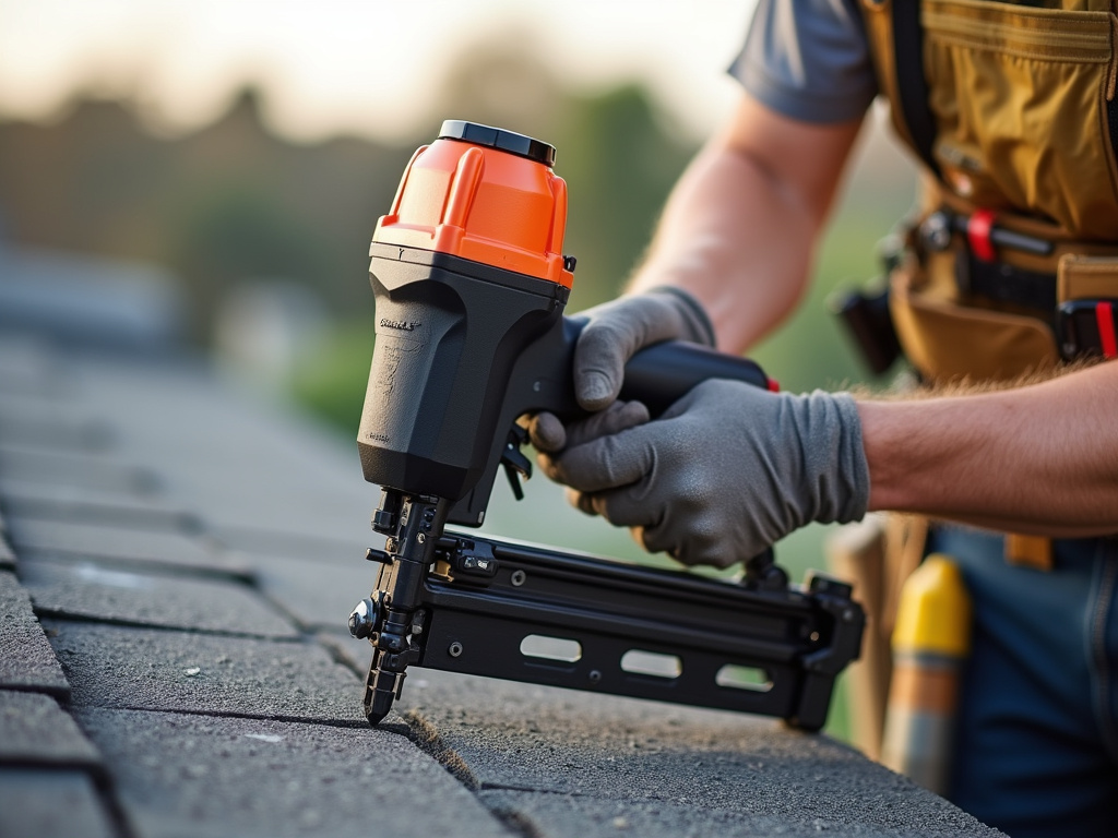 Roof nail gun — roofing dacula ga