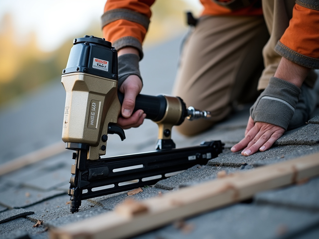 Roof nail gun — roofing dacula ga