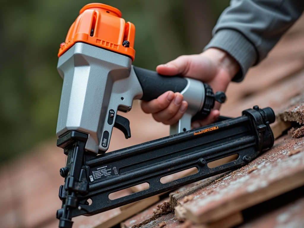 Roof nail gun — roofing dacula ga