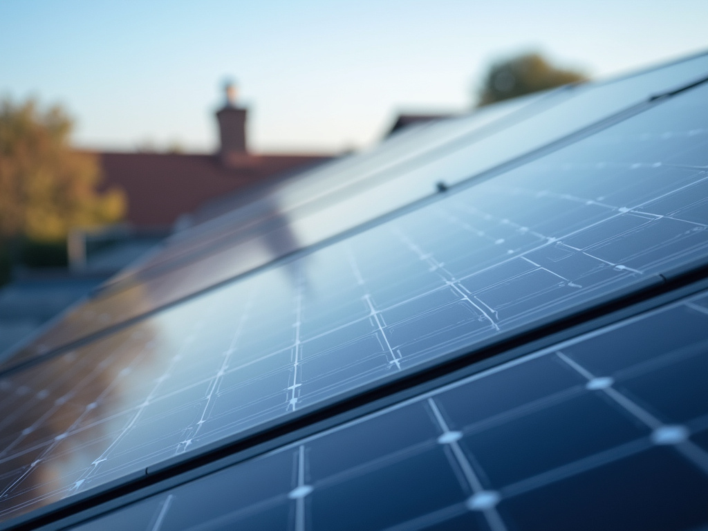 Rooftop solar panels — solar lighting systems