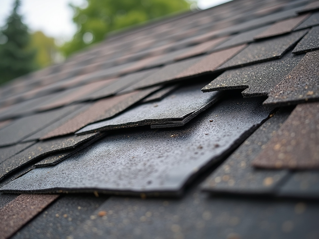 Shingle damage — roof repair dacula ga