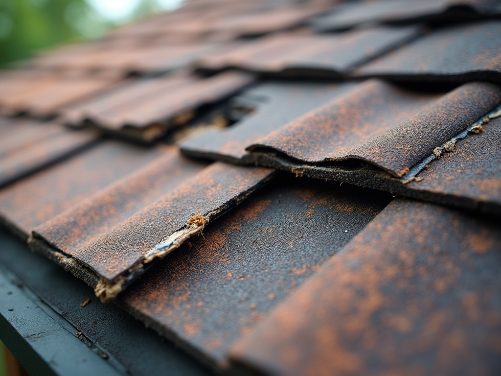 Shingle damage — roof repair dacula ga