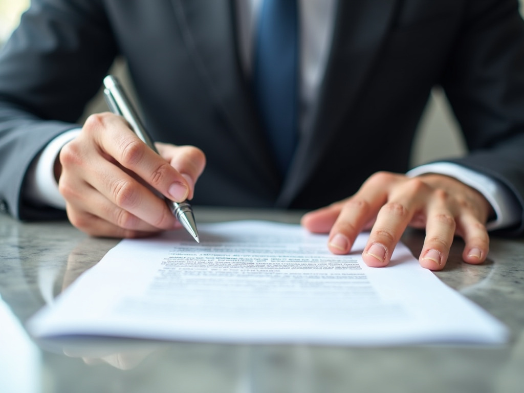 Signing loan papers — title loans colorado