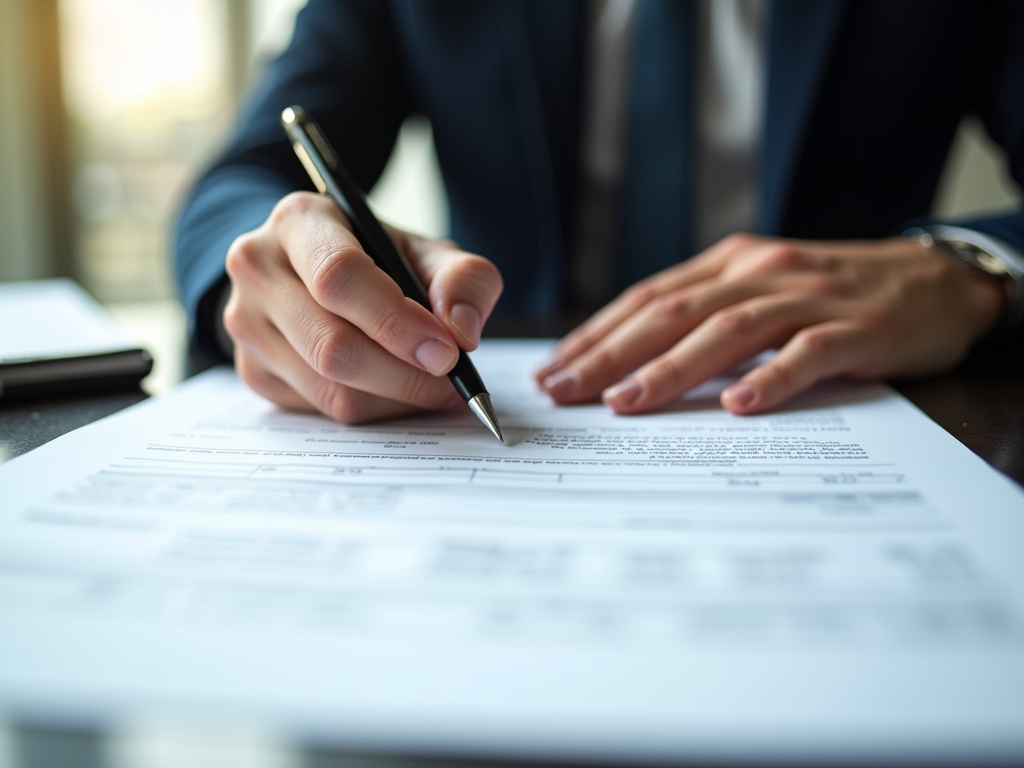 Signing loan paperwork — title loans massachusetts