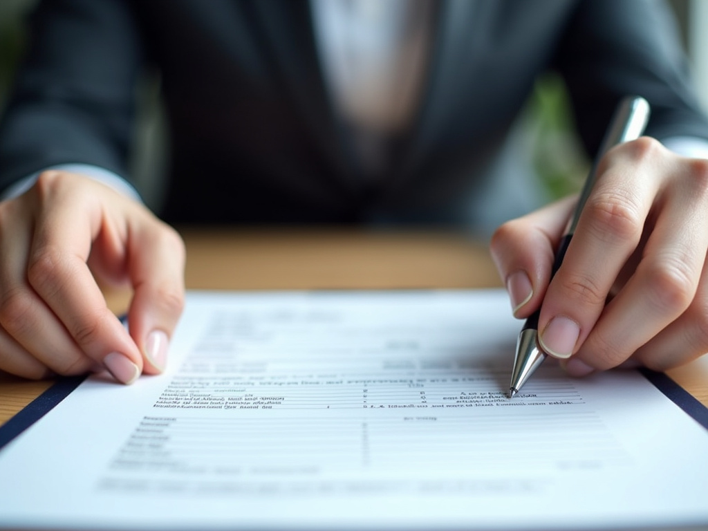 Signing loan paperwork — title loans massachusetts