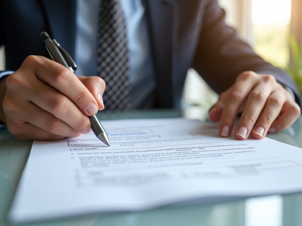 Signing loan paperwork — title loans massachusetts