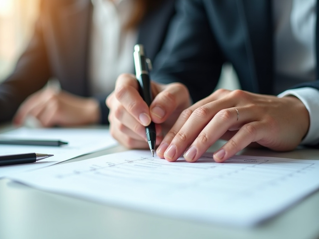 Signing loan paperwork — title loans tennessee